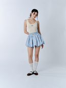 balloon short skirt Polkadot
