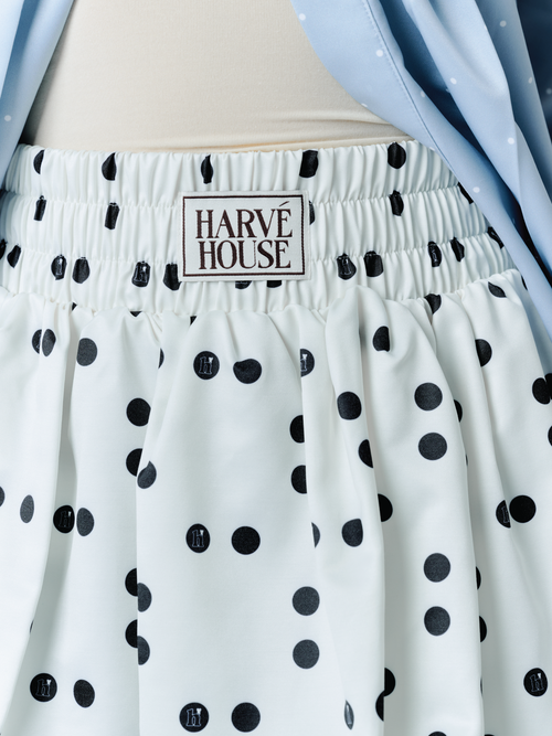 balloon short skirt Polkadot