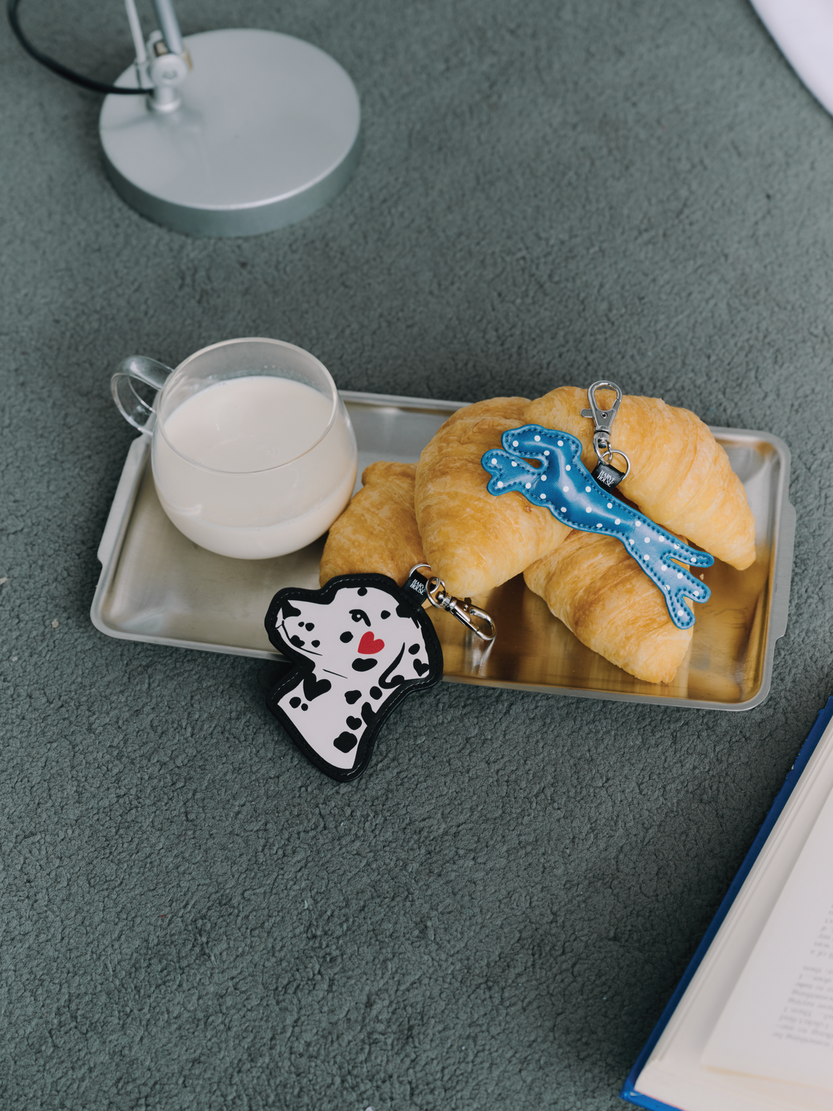 Keychain Dalmatian Running
