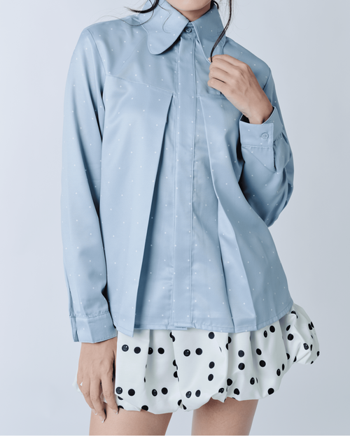 Shirt Polkadot Ivory