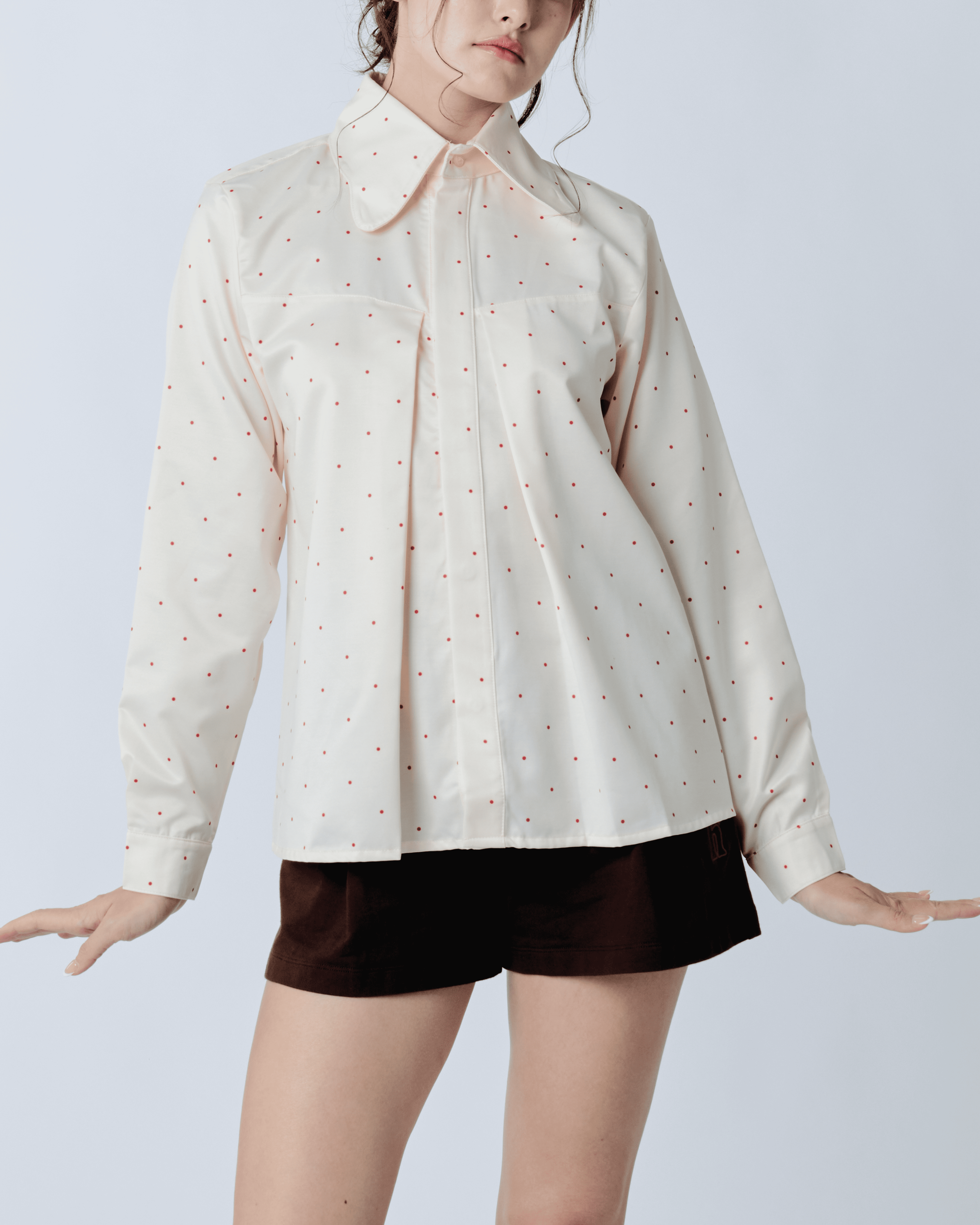 Shirt Polkadot Ivory
