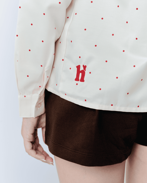 Shirt Polkadot Ivory