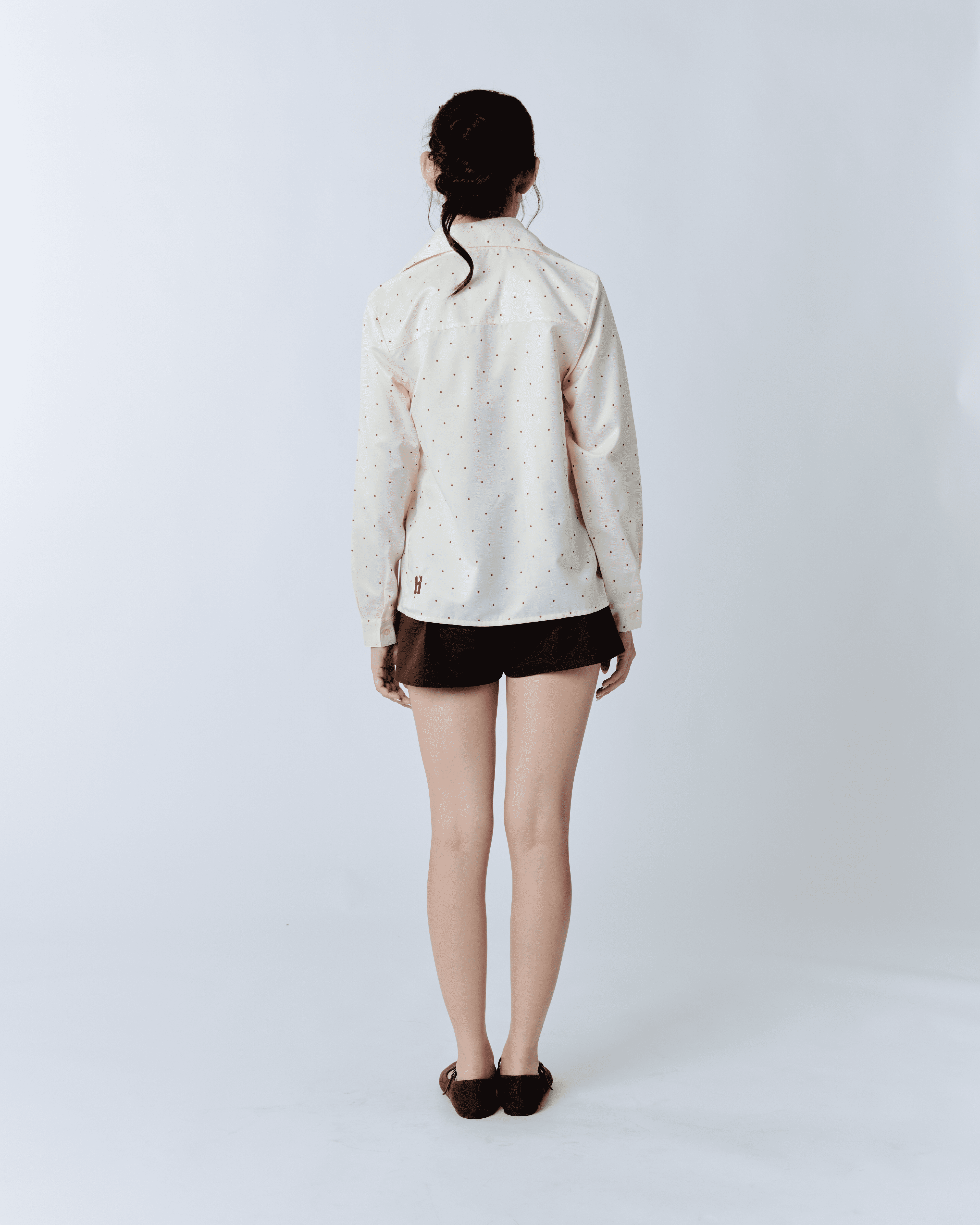 Shirt Polkadot Ivory