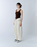Slim Fit Tank Top Brown