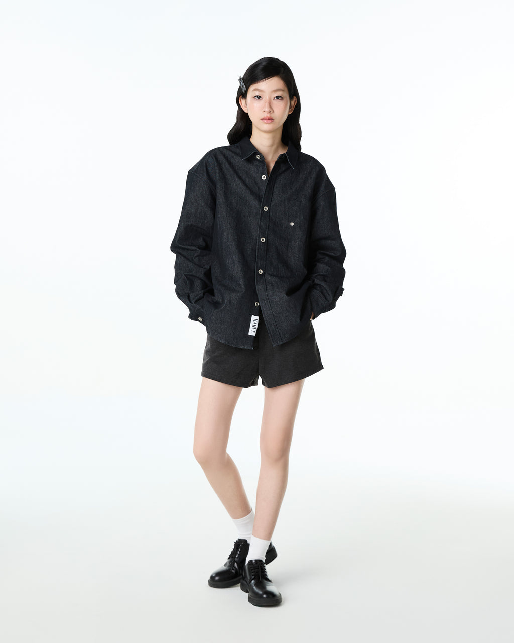 Indigo EMB Shirt