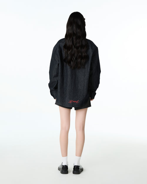 Indigo EMB Shirt