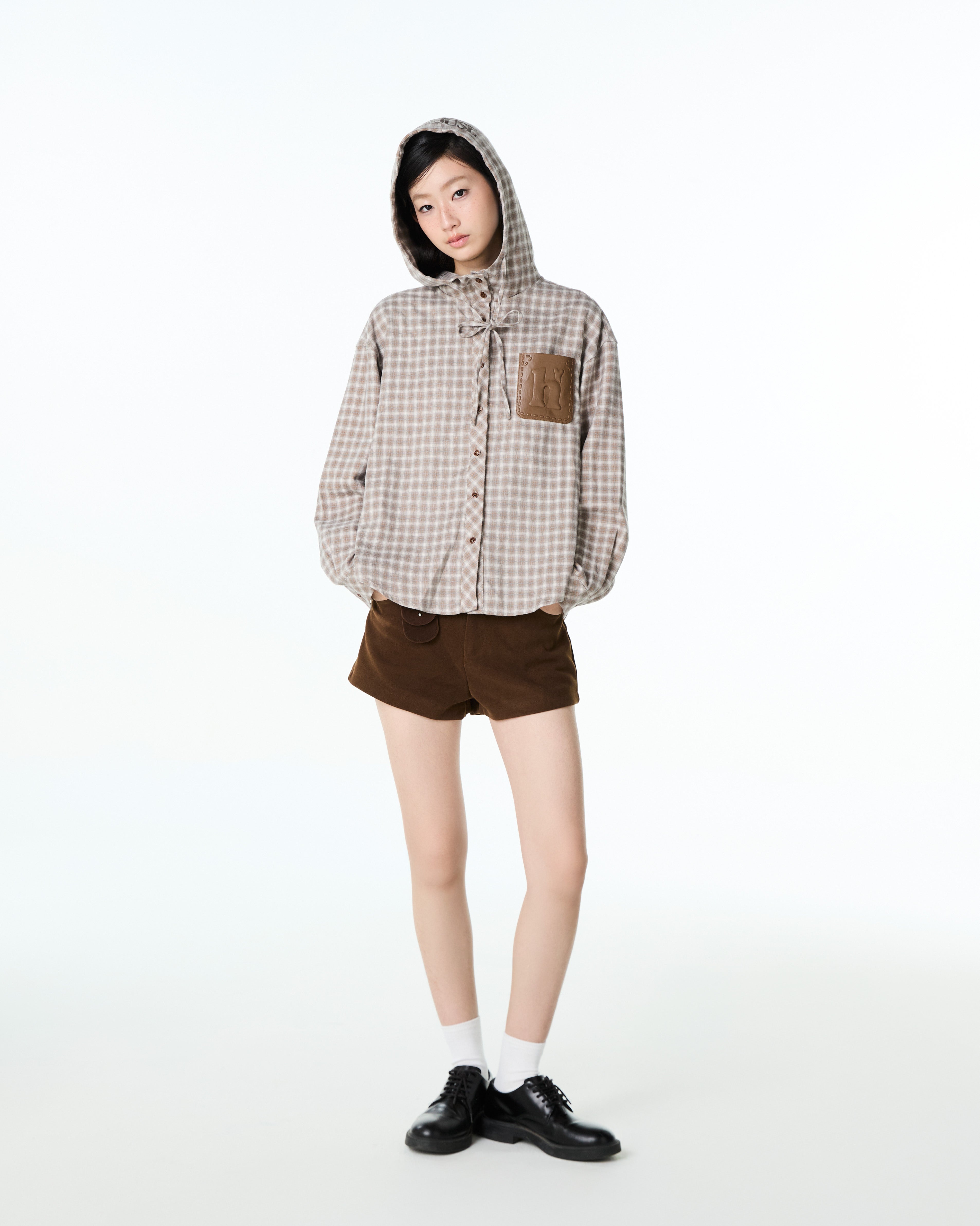 Flannel Hoodie Shirt