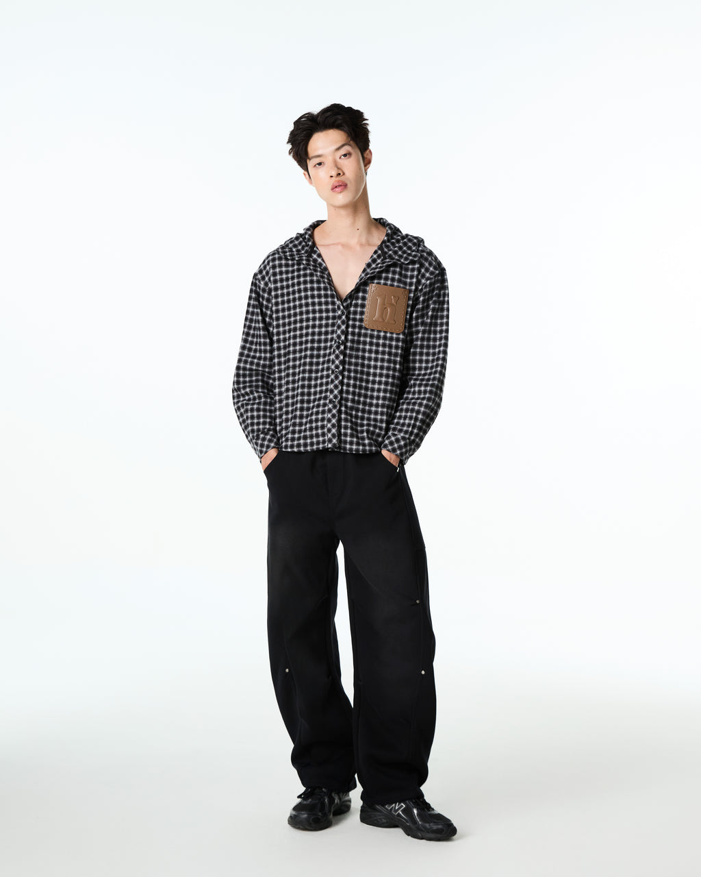 Flannel Hoodie Shirt