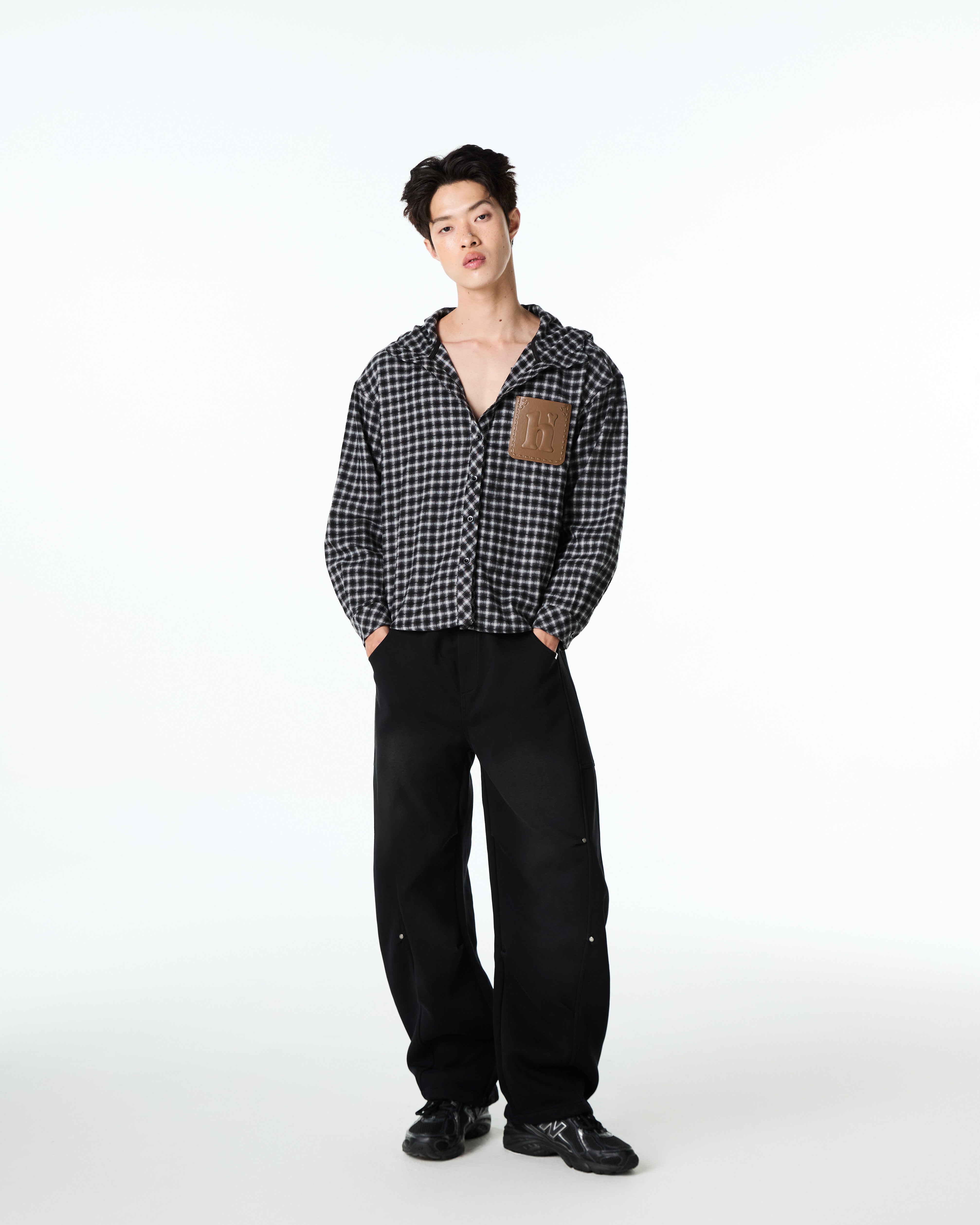 Flannel Hoodie Shirt