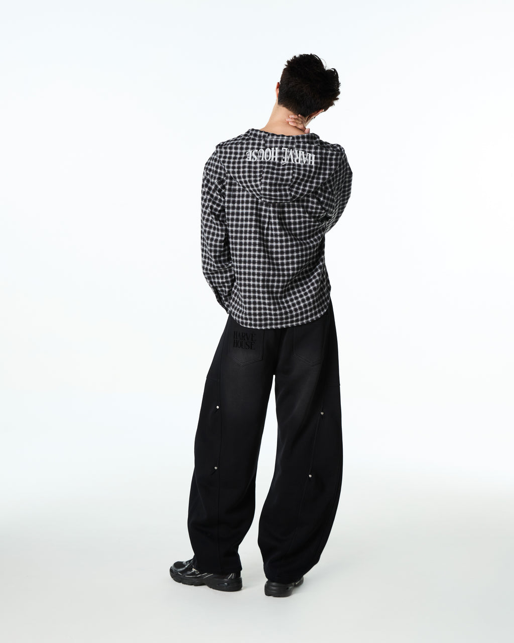 Flannel Hoodie Shirt