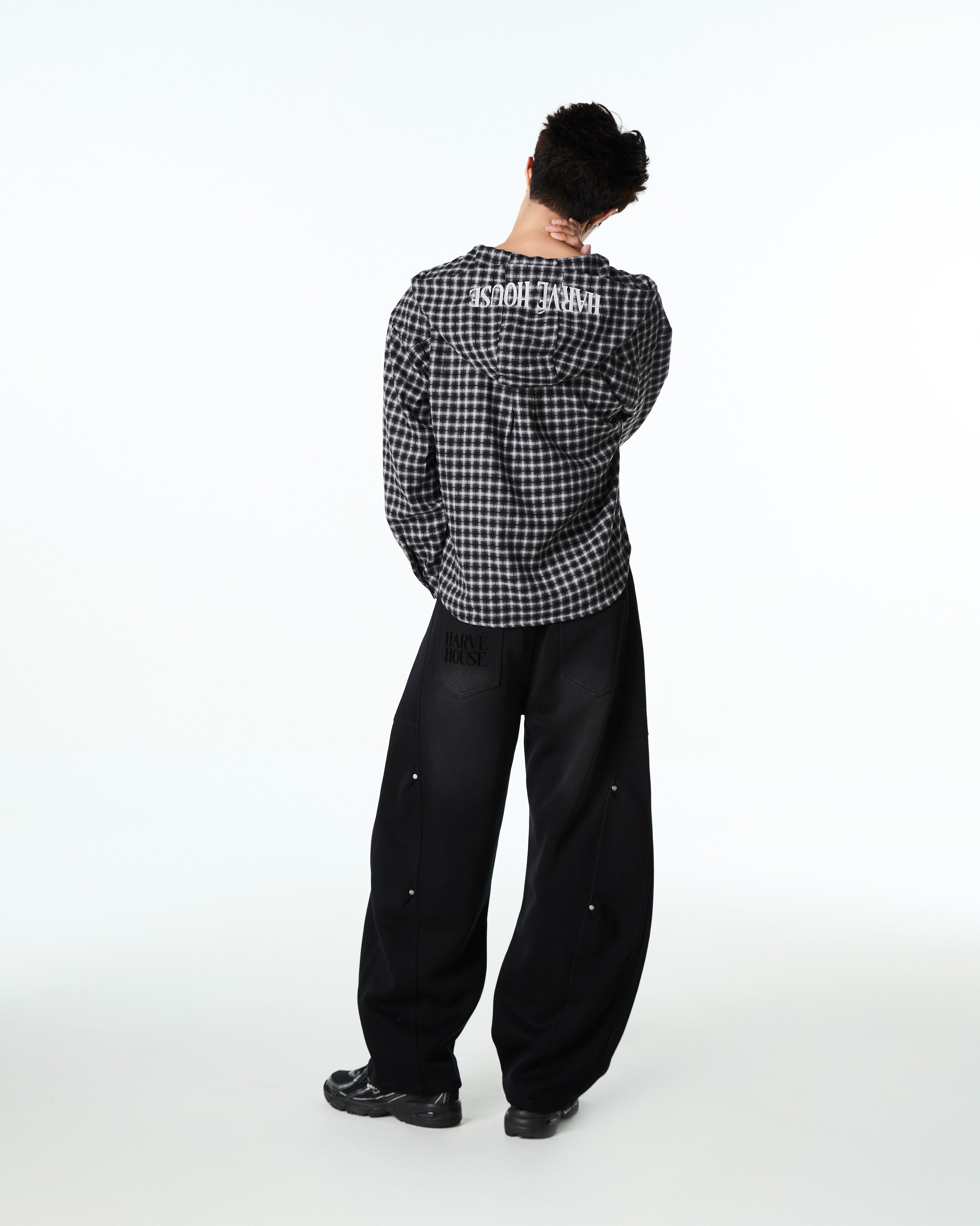 Flannel Hoodie Shirt