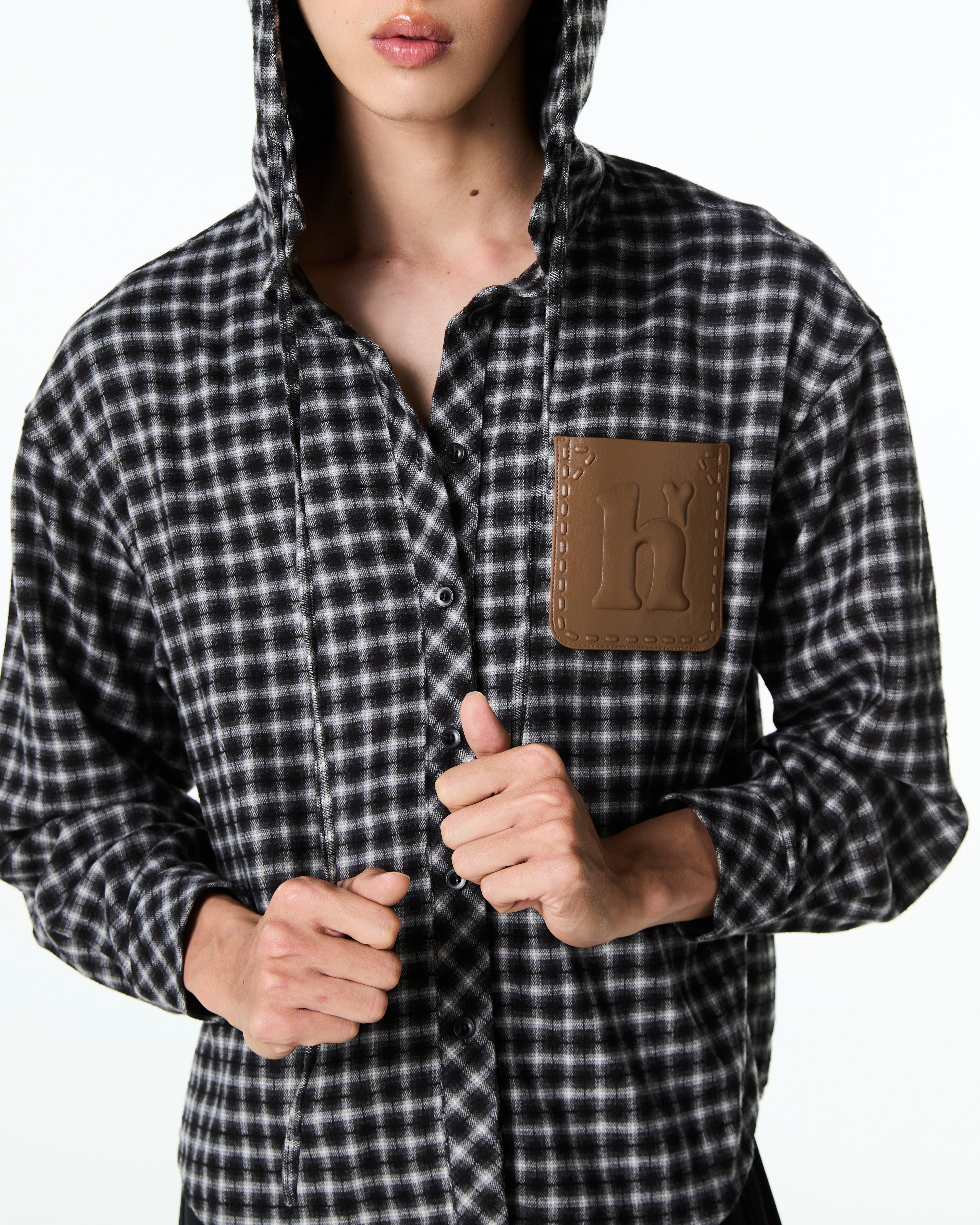Flannel Hoodie Shirt
