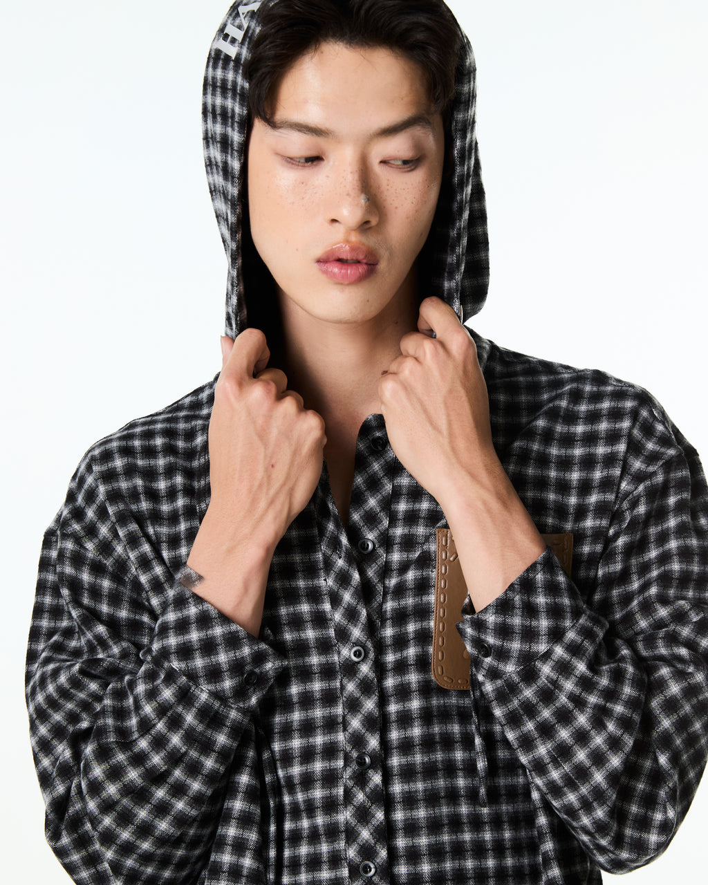 Flannel Hoodie Shirt