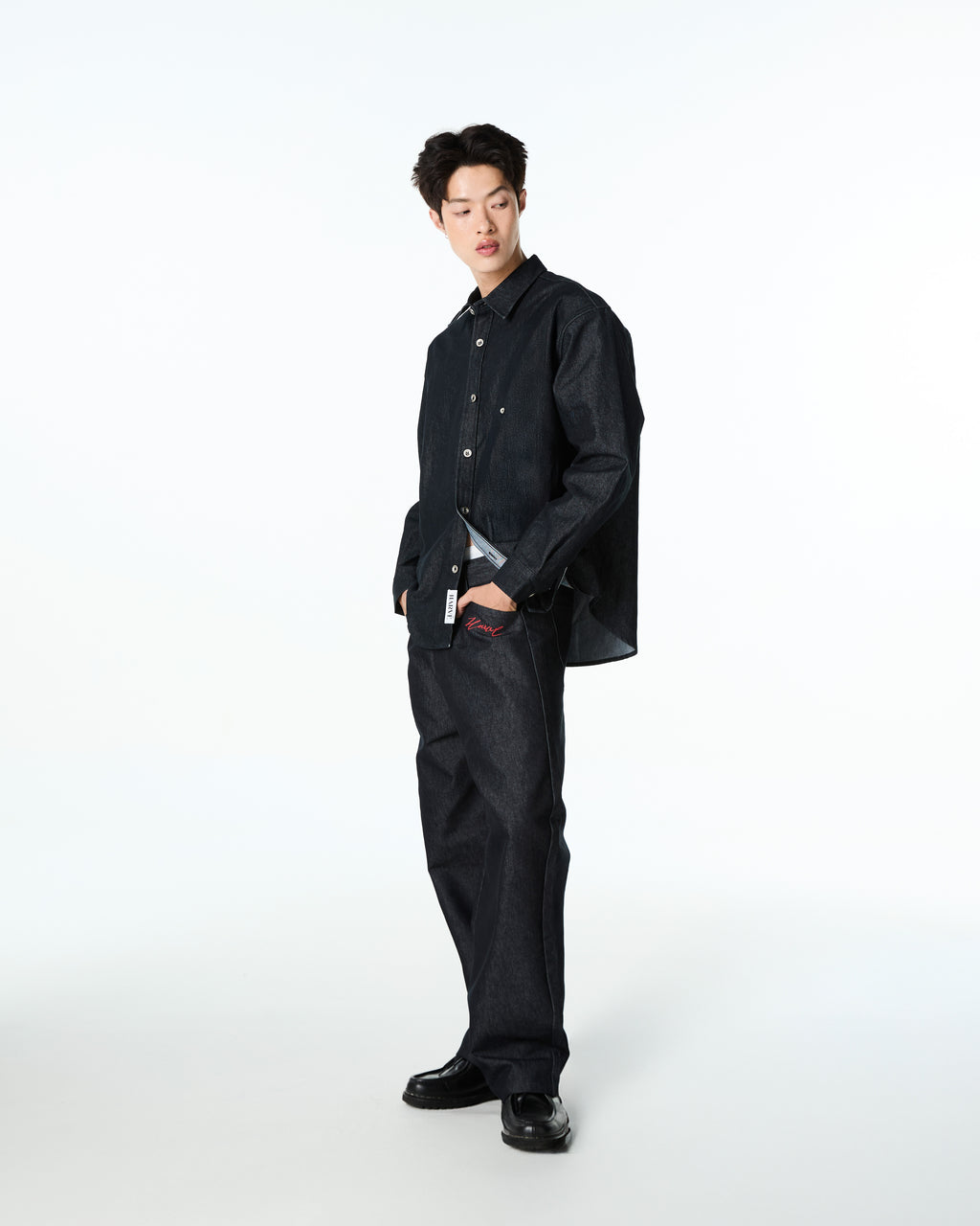 Indigo EMB Shirt