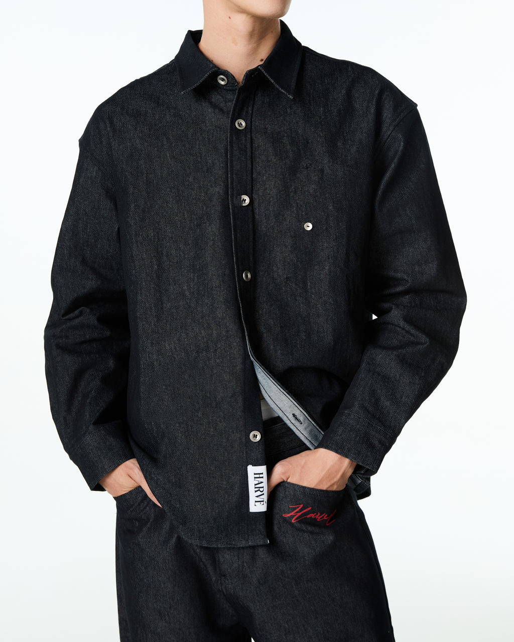 Indigo EMB Shirt