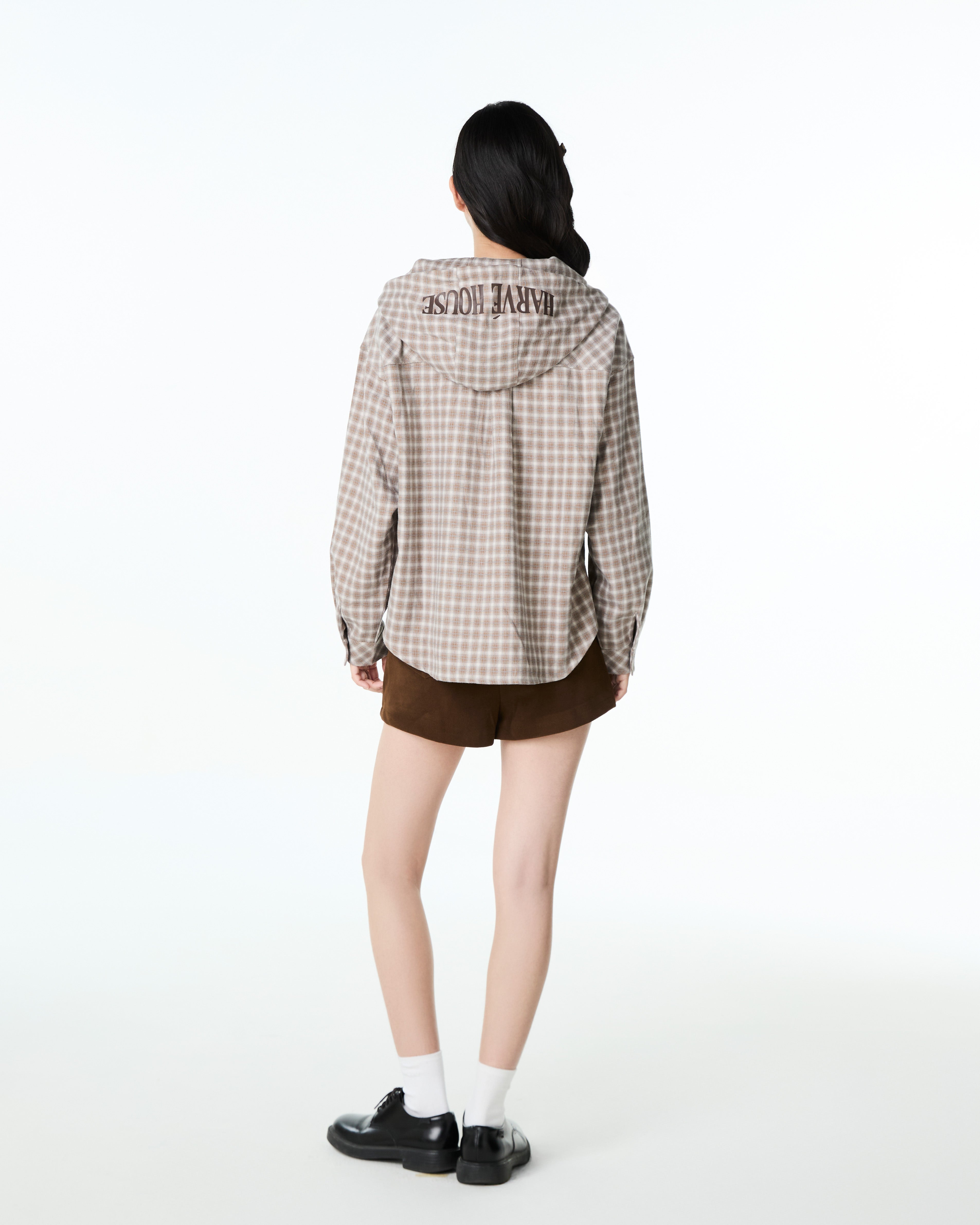 Flannel Hoodie Shirt