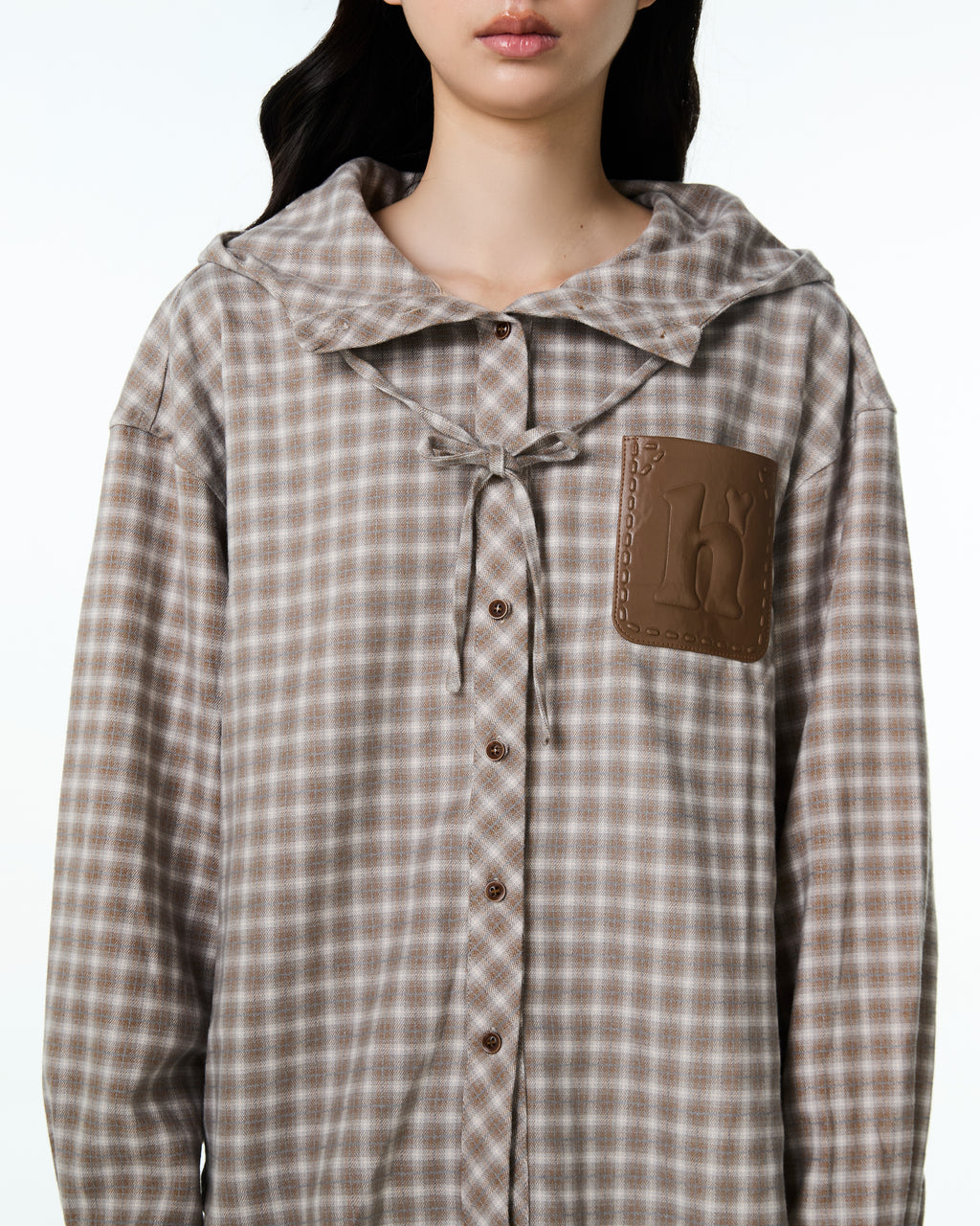 Flannel Hoodie Shirt