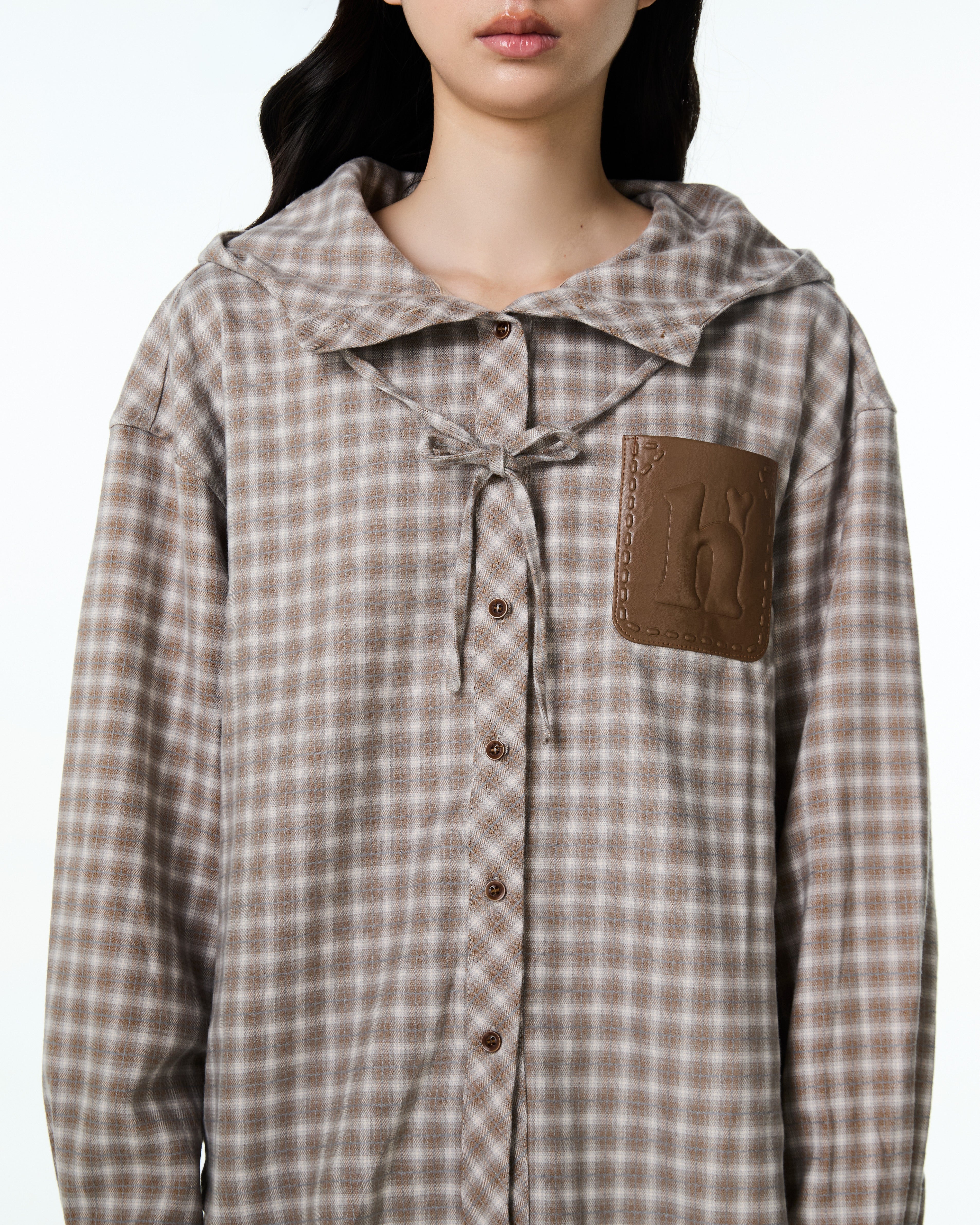 Flannel Hoodie Shirt